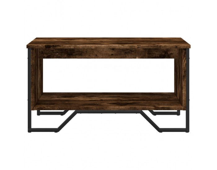 Sonata H Маса за кафе, опушен дъб, 75x51x40 см, инженерно дърво