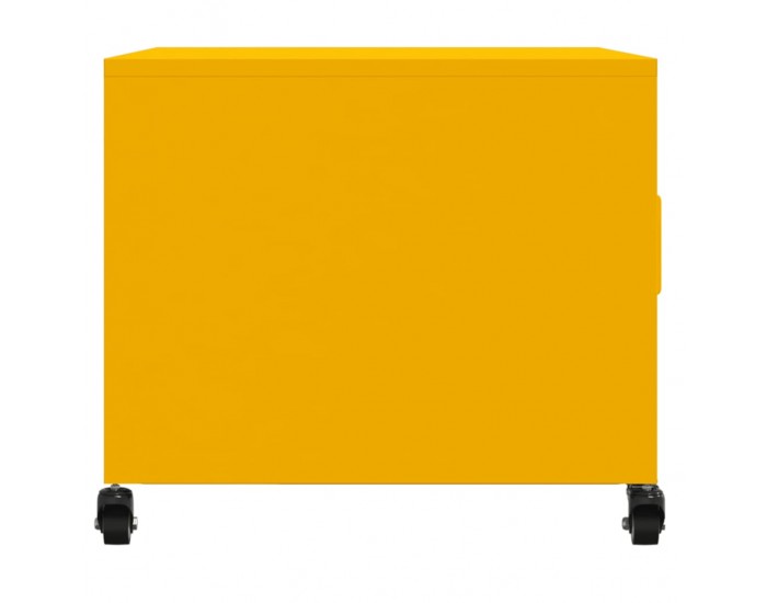 Sonata H Маса за кафе, горчица жълто, 68x50x43,5 см, стомана