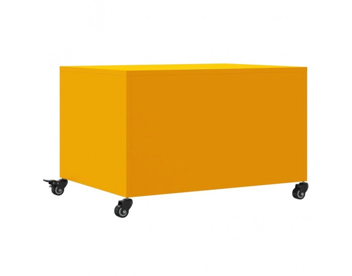 Sonata H Маса за кафе, горчица жълто, 68x50x43,5 см, стомана