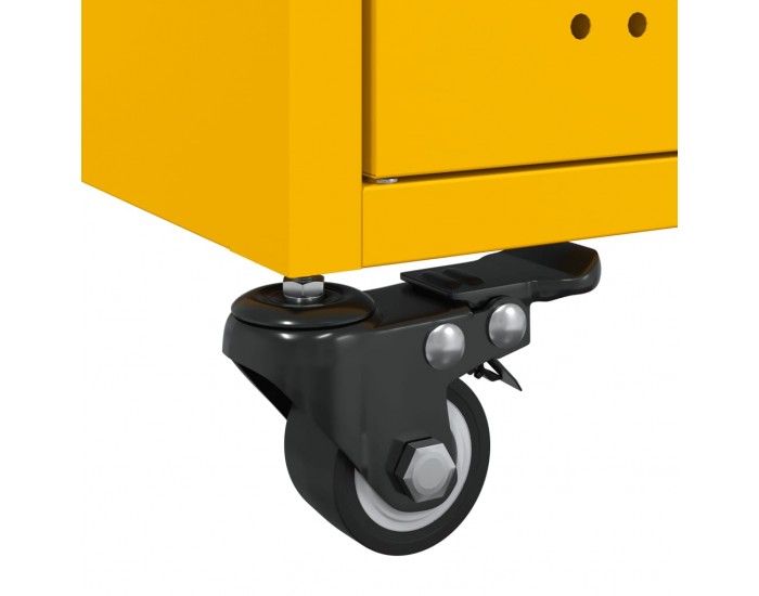 Sonata H Маса за кафе, горчица жълто, 68x50x43,5 см, стомана