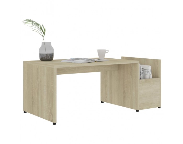 Sonata H Маса за кафе, дъб сонома, 90x45x35 см, инженерно дърво