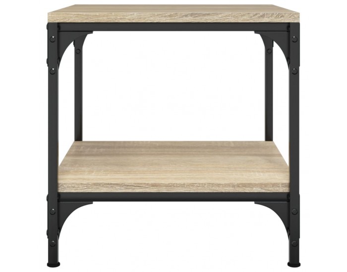 Sonata H Странични маси, 2 бр, Дъб сонома, 40x40x40 см, инженерно дърво