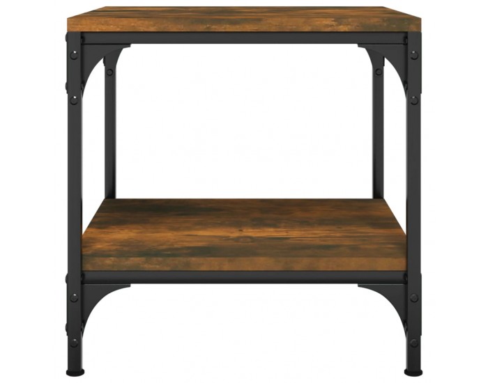 Sonata H Странични маси, 2 бр, опушен дъб, 40x40x40 см, инженерно дърво