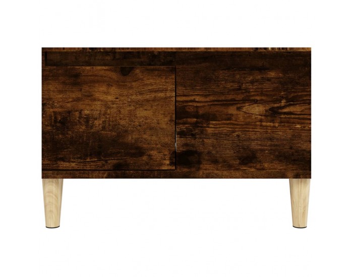 Sonata H Кафе маса, опушен дъб, 55x55x36,5 см, инженерно дърво