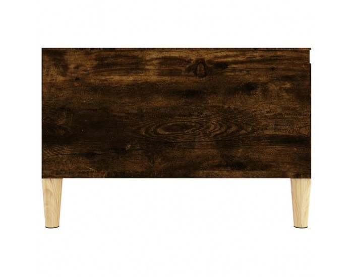 Sonata H Кафе маса, опушен дъб, 55x55x36,5 см, инженерно дърво