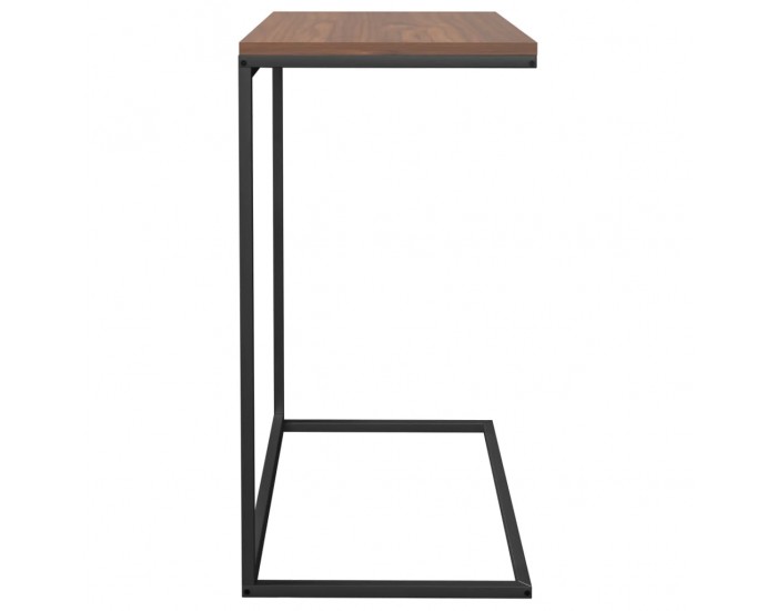 Sonata H Странична маса, черна, 55x35x66 см, инженерна дървесина