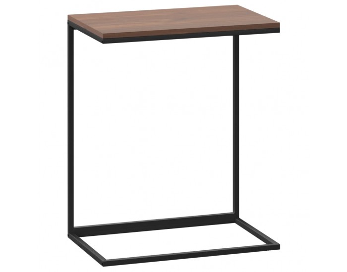 Sonata H Странична маса, черна, 55x35x66 см, инженерна дървесина