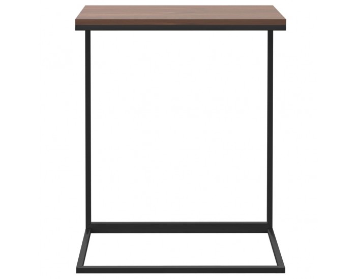 Sonata H Странична маса, черна, 55x35x66 см, инженерна дървесина