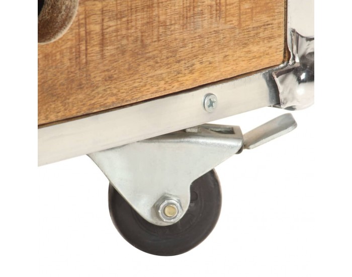 Sonata H Маса за кафе, 89x59x33 см, грубо мангово дърво масив