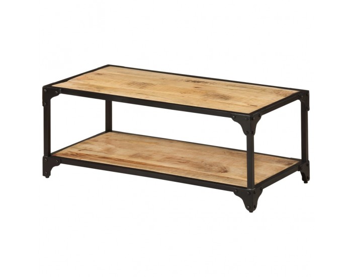 Sonata H Маса за кафе, 90x45x35 см, грубо мангово дърво масив