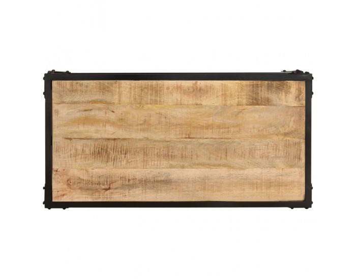 Sonata H Маса за кафе, 90x45x35 см, грубо мангово дърво масив