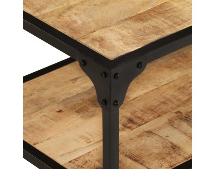 Sonata H Маса за кафе, 90x45x35 см, грубо мангово дърво масив