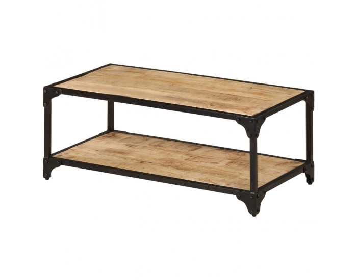 Sonata H Маса за кафе, 90x45x35 см, грубо мангово дърво масив