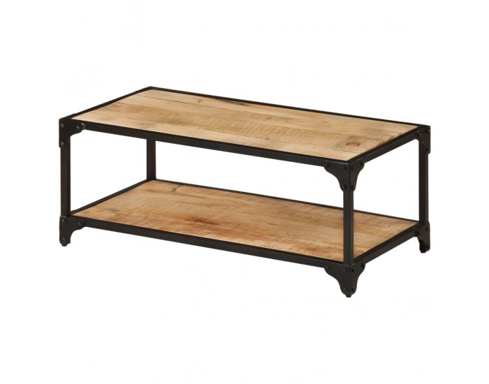 Sonata H Маса за кафе, 90x45x35 см, грубо мангово дърво масив