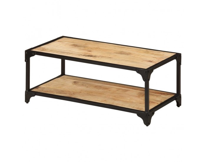 Sonata H Маса за кафе, 90x45x35 см, грубо мангово дърво масив