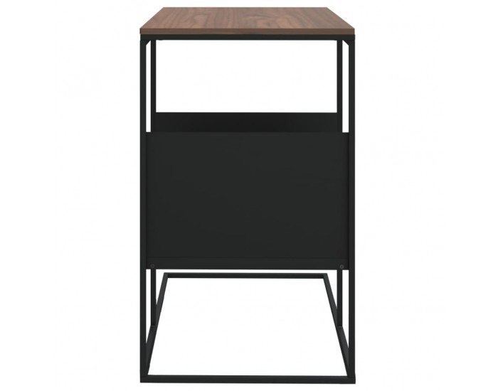 Sonata H Странична маса, черна, 55x36x59,5 см, инженерно дърво