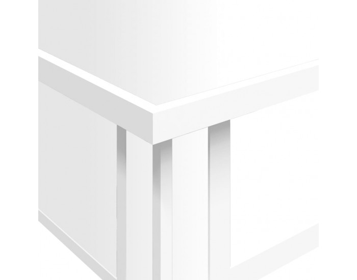 Sonata H Огледална маса за кафе, 106x45x45 см, инженерно дърво и стъкло