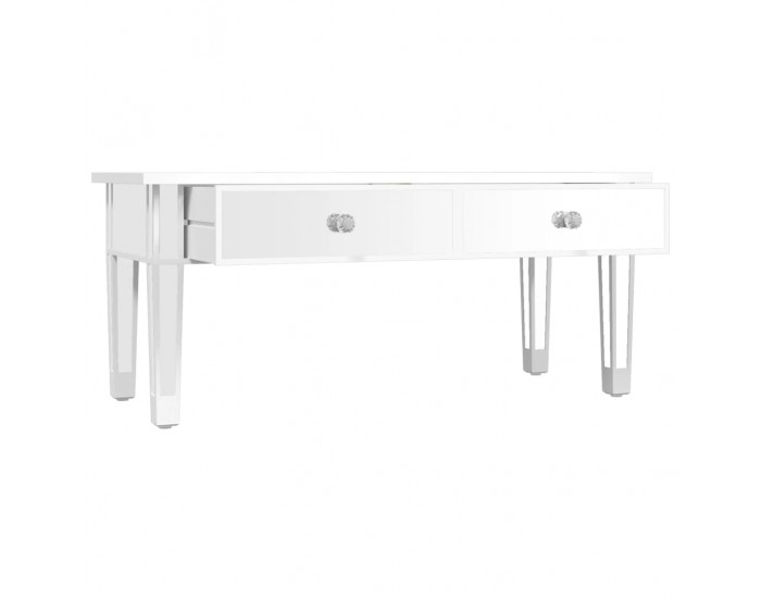 Sonata H Огледална маса за кафе, 106x45x45 см, инженерно дърво и стъкло