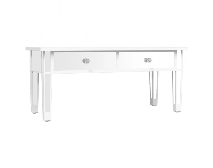 Sonata H Огледална маса за кафе, 106x45x45 см, инженерно дърво и стъкло