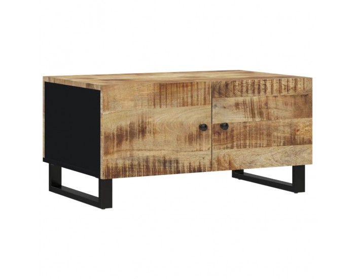 Sonata H Маса за кафе, 80x50x40 см, манго масив и инженерно дърво