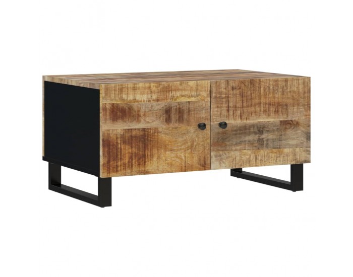 Sonata H Маса за кафе, 80x50x40 см, манго масив и инженерно дърво