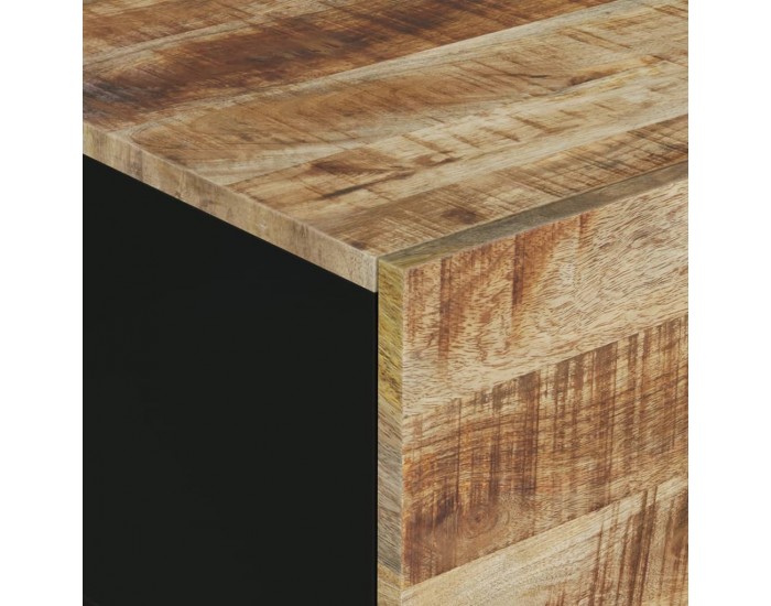 Sonata H Маса за кафе, 80x50x40 см, манго масив и инженерно дърво