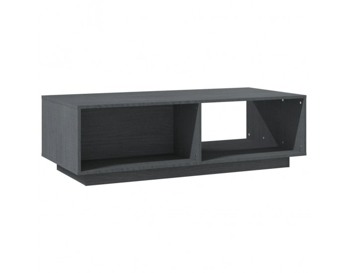 Sonata H Маса за кафе, сива, 110x50x33,5 см, борово дърво масив