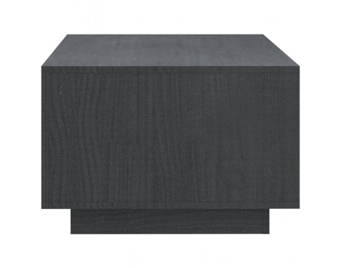 Sonata H Маса за кафе, сива, 110x50x33,5 см, борово дърво масив