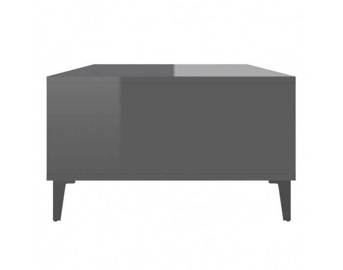 Sonata H Маса за кафе, сив гланц, 103,5x60x35 см, инженерно дърво