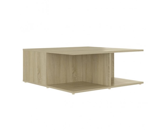 Sonata H Маса за кафе, дъб сонома, 80x80x31 см, инженерно дърво