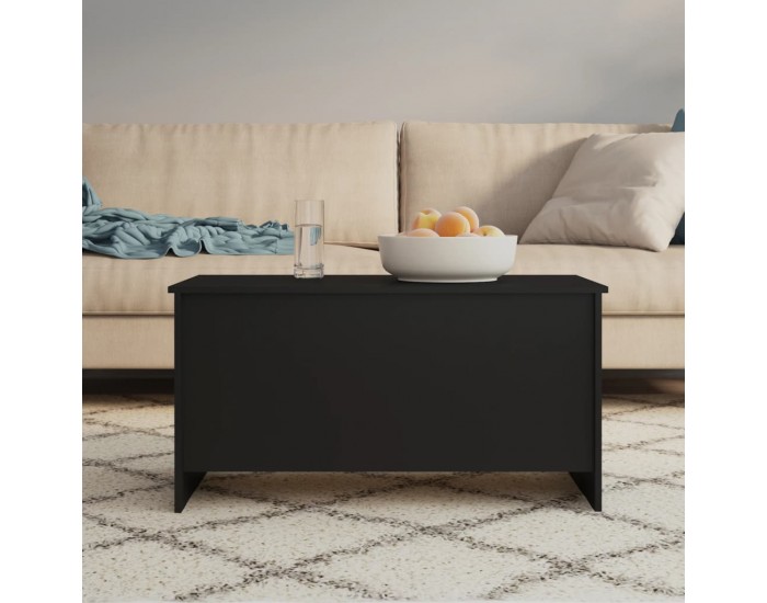 Sonata H Маса за кафе, черна, 102x55,5x52,5 см, инженерно дърво