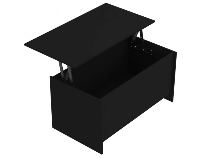 Sonata H Маса за кафе, черна, 102x55,5x52,5 см, инженерно дърво