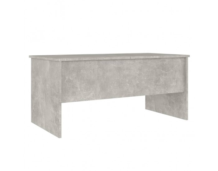 Sonata H Маса за кафе, бетонно сива, 102x50,5x46,5 см, инженерно дърво