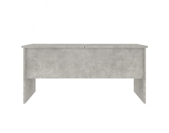 Sonata H Маса за кафе, бетонно сива, 102x50,5x46,5 см, инженерно дърво