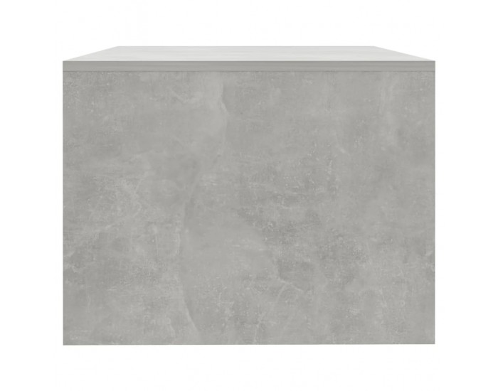 Sonata H Маса за кафе, бетонно сива, 102x55x42 см, инженерно дърво