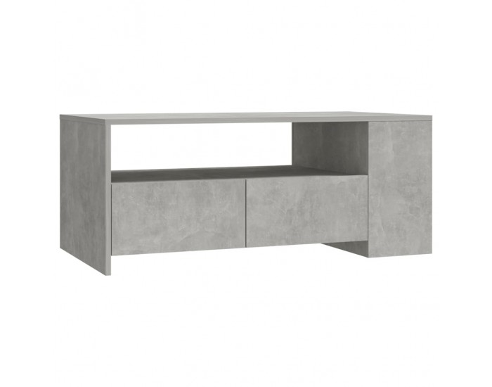 Sonata H Маса за кафе, бетонно сива, 102x55x42 см, инженерно дърво