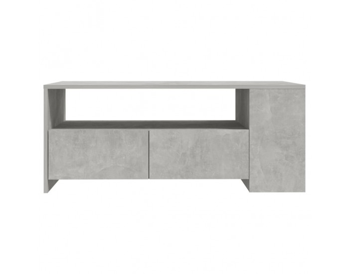 Sonata H Маса за кафе, бетонно сива, 102x55x42 см, инженерно дърво