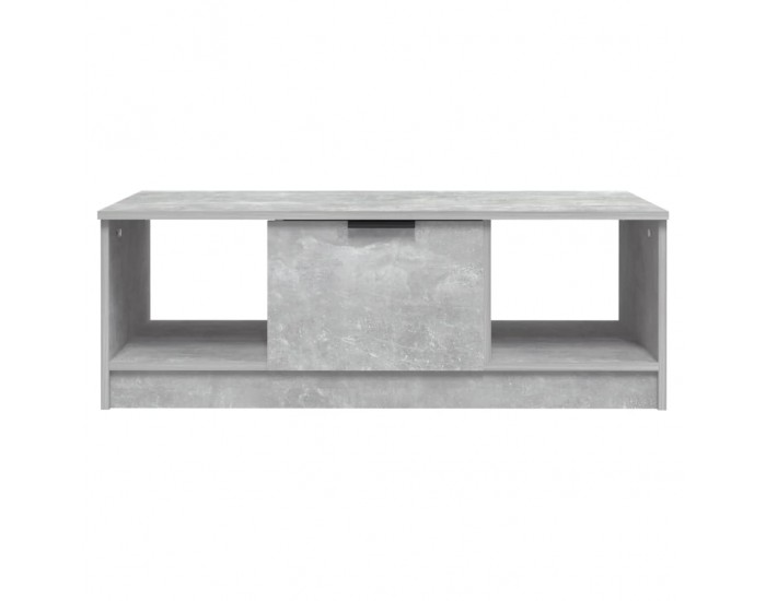 Sonata H Маса за кафе, бетонно сива, 102x50x36 см, инженерно дърво