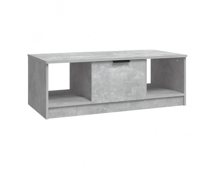 Sonata H Маса за кафе, бетонно сива, 102x50x36 см, инженерно дърво