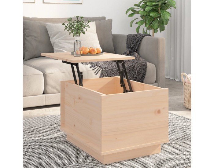 Sonata H Кафе маса, 40x50x35 см, борово дърво масив