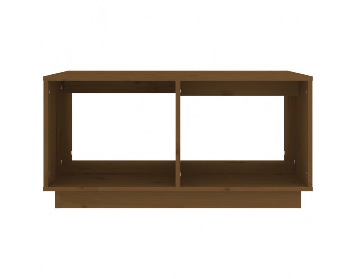 Sonata H Кафе маса, меденокафява, 80x50x40 см, бор дърво масив