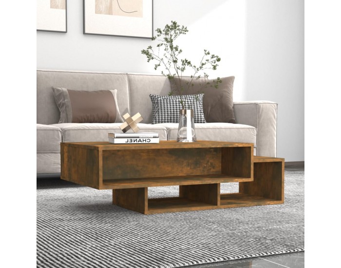 Sonata H Маса за кафе, опушен дъб, 105x55x32 см, инженерно дърво