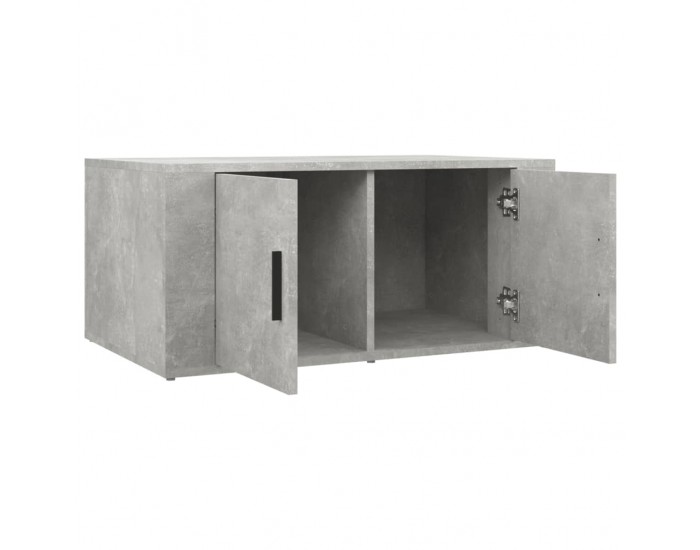 Sonata H Маса за кафе, бетонно сива, 102x50x36 см, инженерно дърво