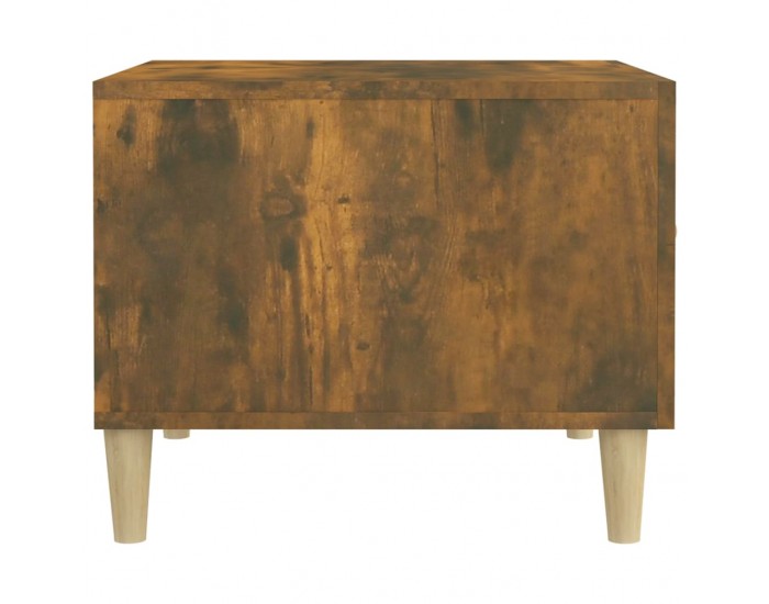 Sonata H Кафе маса, опушен дъб, 50x50x40 см, инженерно дърво