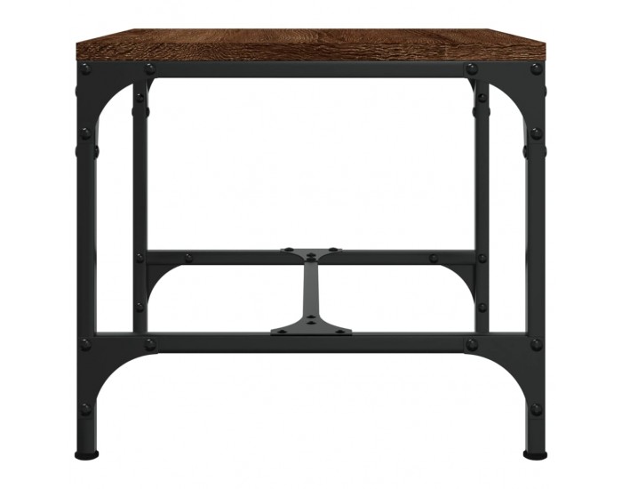 Sonata H Странична маса, кафяв дъб, 40x40x35 см, инженерно дърво