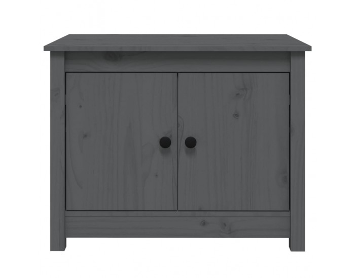 Sonata H Кафе маса, Сиво, 71x49x55 см, борово дърво масив