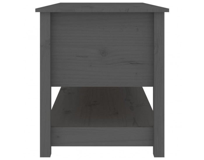 Sonata H Кафе маса, Сиво, 102x49x55 см, борово дърво масив