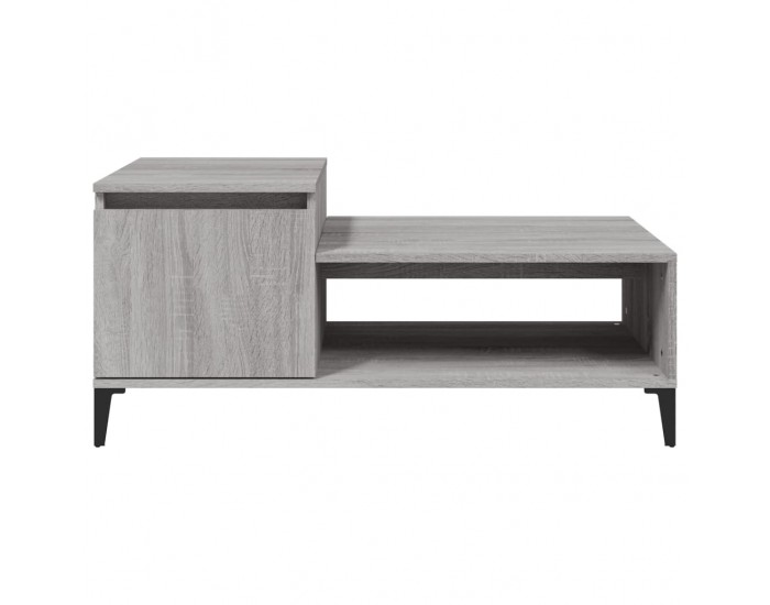 Sonata H Кафе маса, сив сонома, 100x50x45 см, инженерно дърво