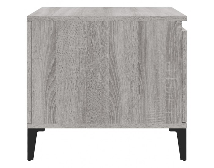 Sonata H Кафе маса, сив сонома, 100x50x45 см, инженерно дърво