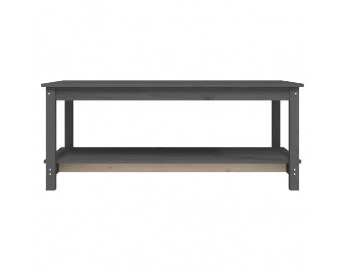 Sonata H Кафе маса, сива, 110x55x45 см, борово дърво масив